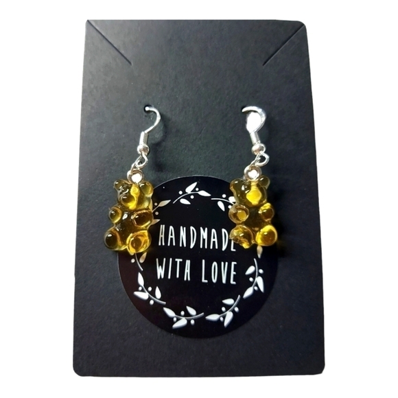 Handmade Gummy Bear Themed Earrings - Picture 2 of 3
